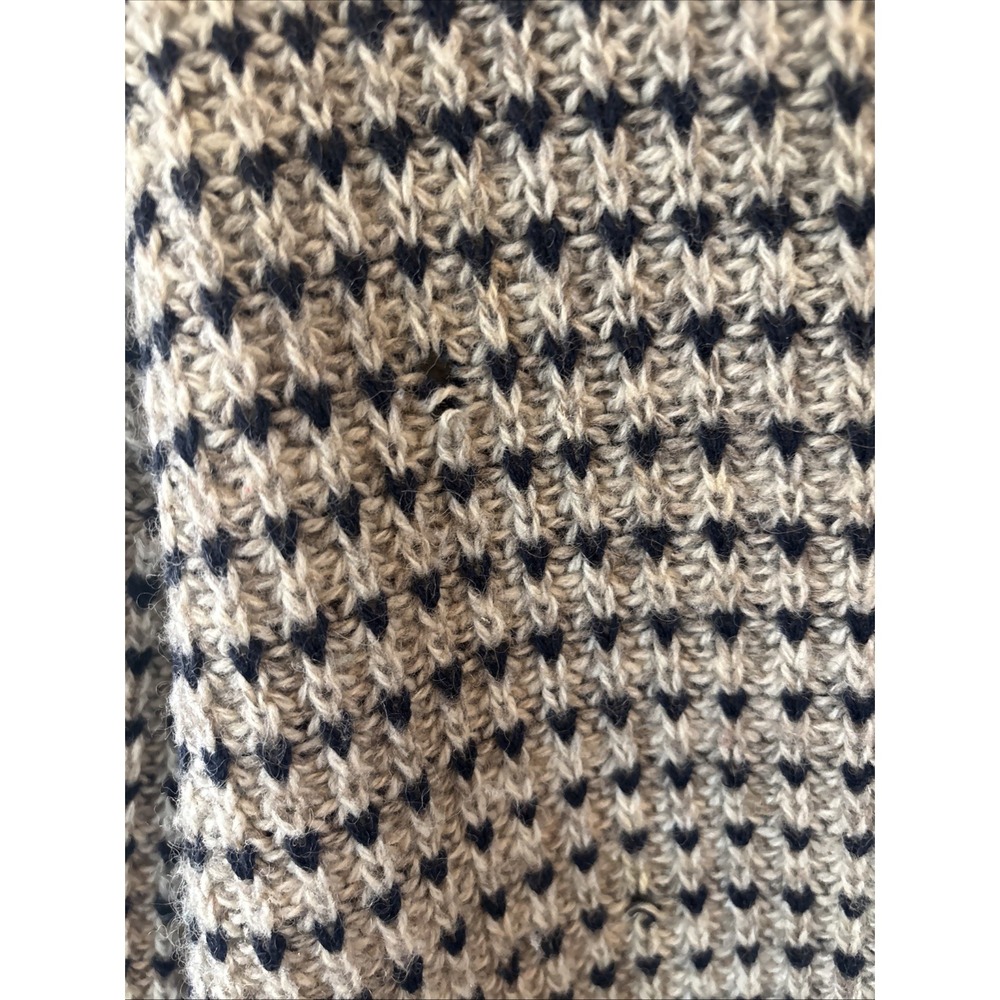 Vintage 90s Woolrich Wool Blend Crewneck Fisherman's Sweater - Picture 5 of 6